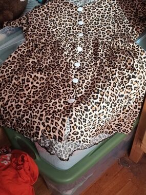"Little Miss Spots" Cheetah Mini Dress